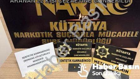 Kütahya’da Suçla Mücadele Bilançosu: Aranan 22 Kişi Cezaevine Gönderildi