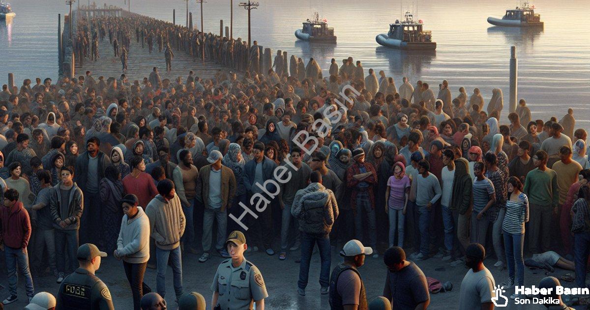 "İzmir Kıyılarında Hareketli Saatler: 120 Düzensiz Göçmen Yakalandı" başlıklı haber için fotorealist