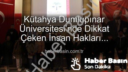 Kütahya Dumlupınar Üniversitesi’nde Dikkat Çeken İnsan Hakları Konferansı: Adalet Terazisi Masaya Yatırıldı