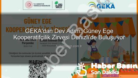 GEKA’dan Dev Adım: Güney Ege Kooperatifçilik Zirvesi Denizli’de Buluşuyor
