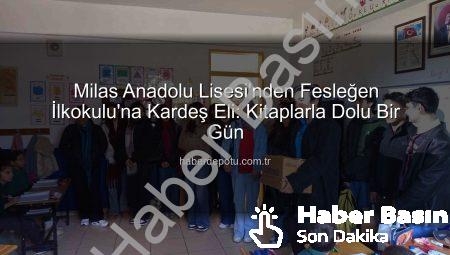Milas Anadolu Lisesi’nden Kardeş Okula Dev Kitap Desteği: ‘Okulun Kalbi Kütüphaneler Projesi’ Can Buldu