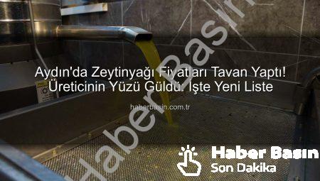 Aydın’da Zeytinyağı Fiyatları Tavan Yaptı! Üreticinin Yüzü Güldü: İşte Yeni Liste