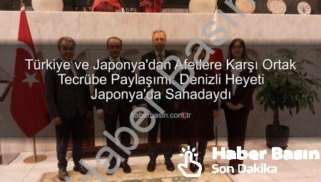 Türkiye ve Japonya’dan Afetlere Karşı Ortak Tecrübe Paylaşımı: Denizli Heyeti Japonya’da Sahadaydı