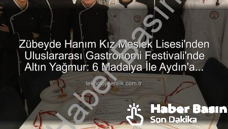 Aydınlı Genç Aşçılar İstanbul’da Tarih Yazdı: Gastronomi Festivali’nden Altın Madalyalarla Döndüler