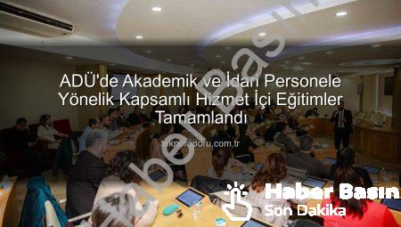 ADÜ’de Personel Gelişimi Odaklı Eğitimler Tamamlandı: Mevzuat ve İhale Süreçleri Detaylandırıldı