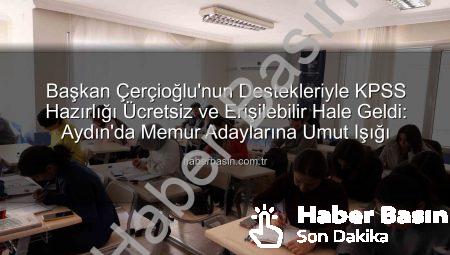 Başkan Çerçioğlu’nun Destekleriyle KPSS Hazırlığı Ücretsiz ve Erişilebilir Hale Geldi: Aydın’da Memur Adaylarına Umut Işığı